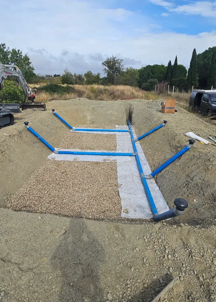 Gautrand assainissement - Assainissement non collectif à Cuxac-d'Aude - Réalisations Filtres plantés 21