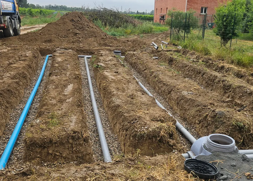 Gautrand assainissement - Assainissement non collectif à Cuxac-d'Aude - Réalisations filières traditionnelles